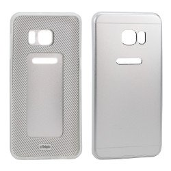 Samsung Galaxy S6 Edge Plus Slim Aluminum Hybrid Case (Silver)